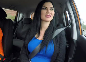 Faux Driving College Huge-boobed lezzie
